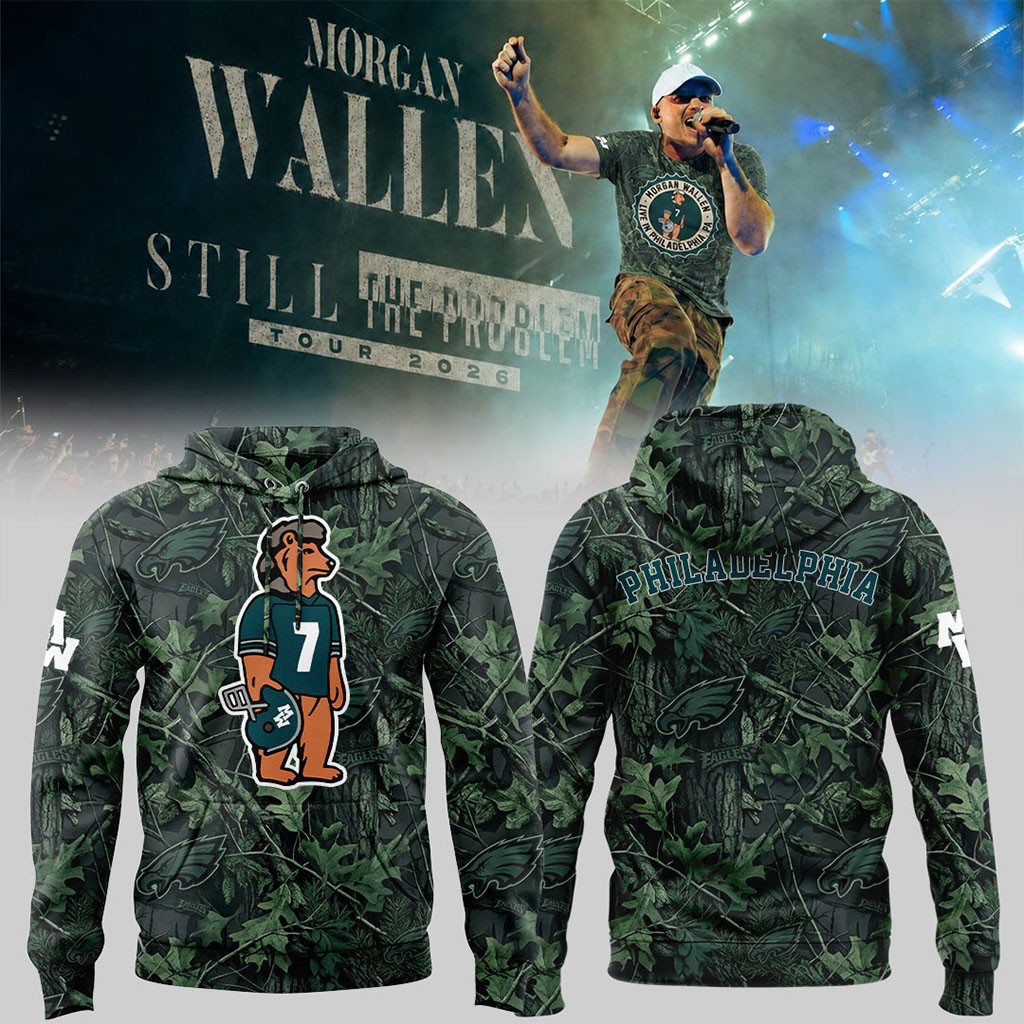 Philadelphia Eagles X Morgan Wallen Still The Problem Tour 2026 Hoodie MW Concert Merch Gifts - Kdjoy