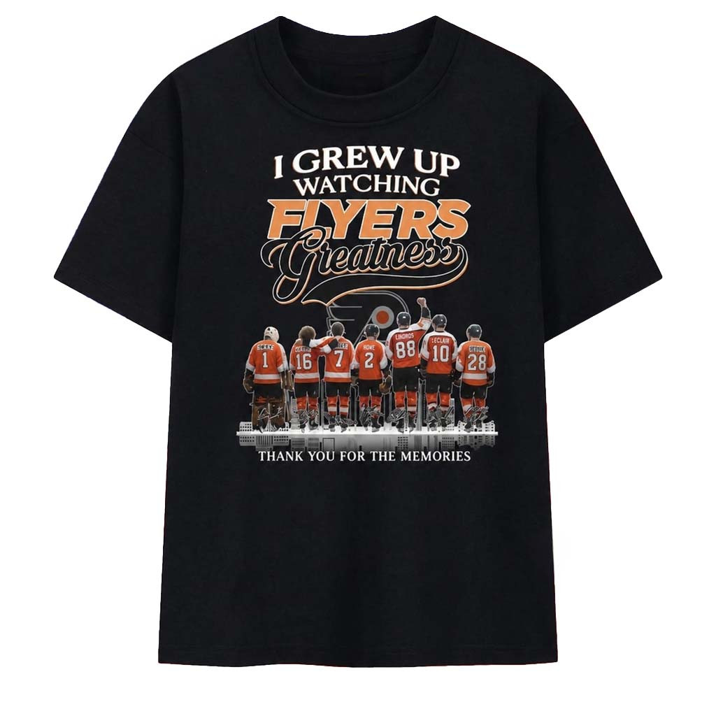 Philadelphia Flyers Greatness Legends Graphic 2026 T-Shirt Philly Flyers Merch Hockey Fan Gifts - Kdjoy