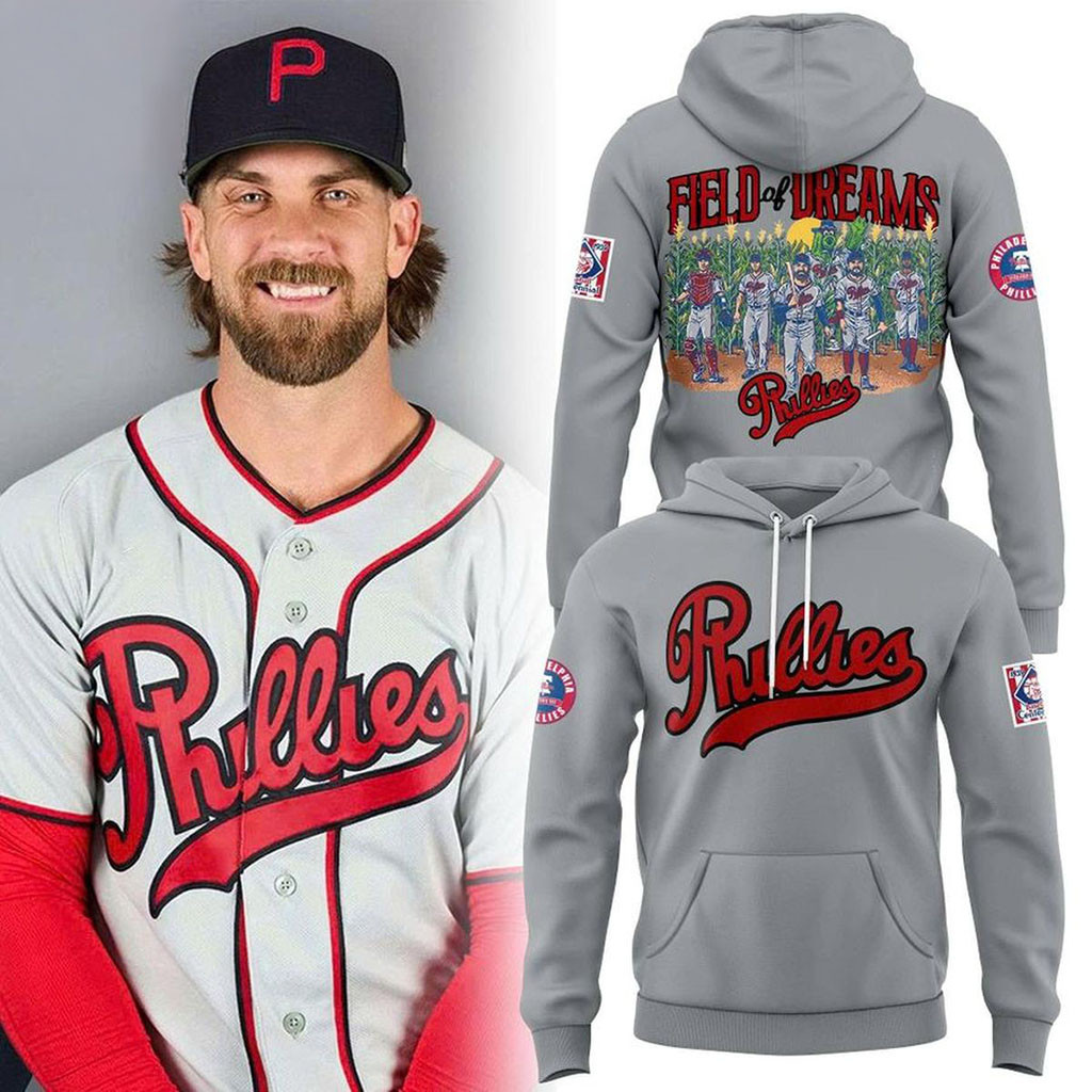 Philadelphia Phillies 2026 Field Of Dreams Game Hoodie Phillies Merch Gift For Baseball Fans - Kdjoy