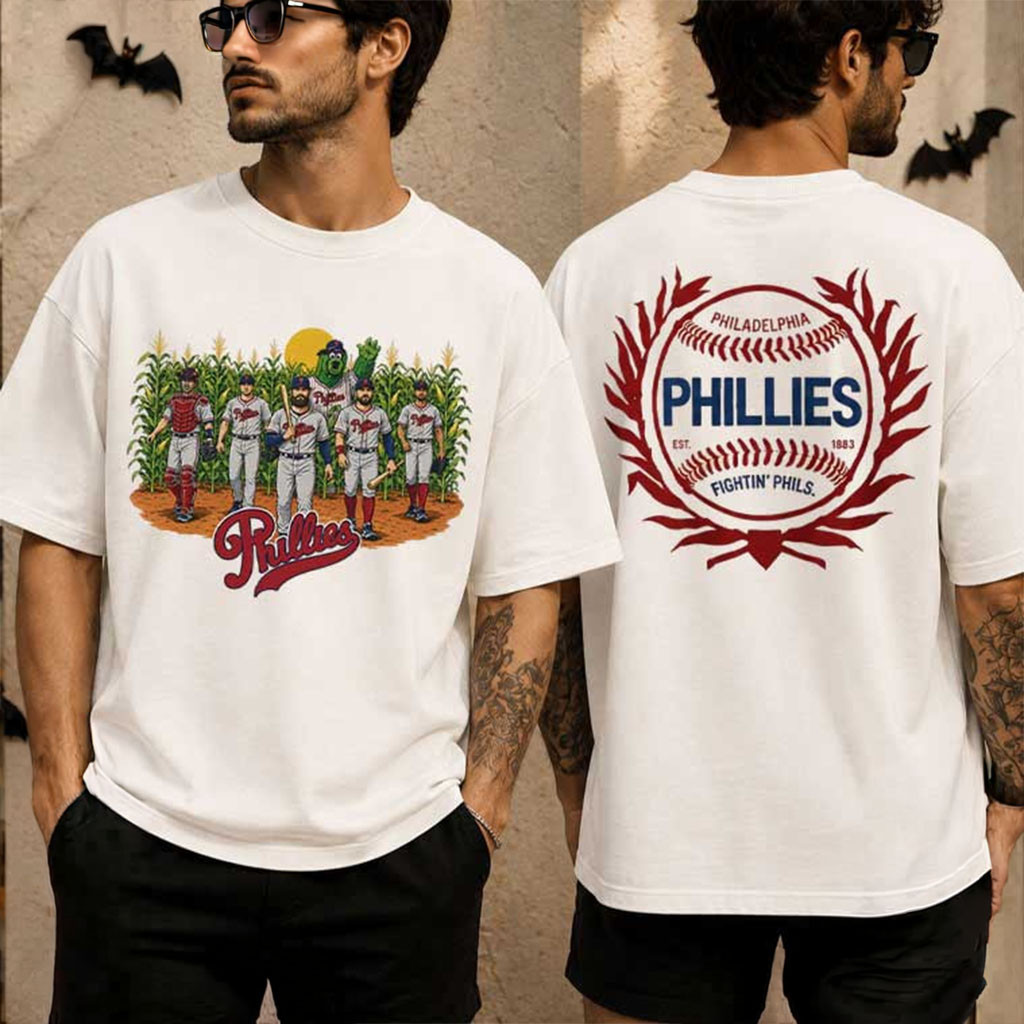 Philadelphia Phillies Field of Dreams Baseball T-Shirt Phillies Merch Fan Gift Ideas - Kdjoy