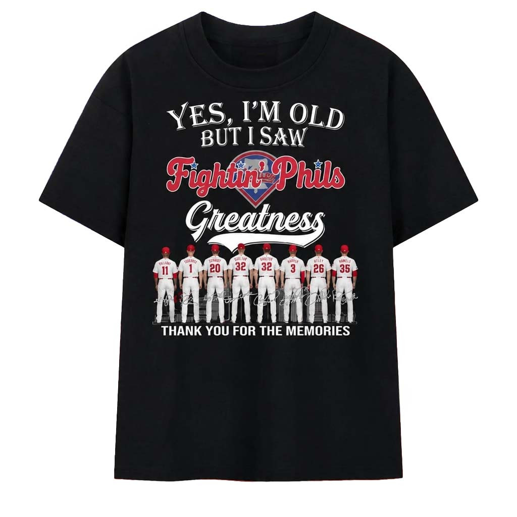 Philadelphia Phillies Legends Thank You For The Memories T-Shirt Phillies Merch Gift For Fans - Kdjoy Philadelphia Phillies Legends Thank You For The Memories T-Shirt Phillies Merch Gift For Fans - Kdjoy