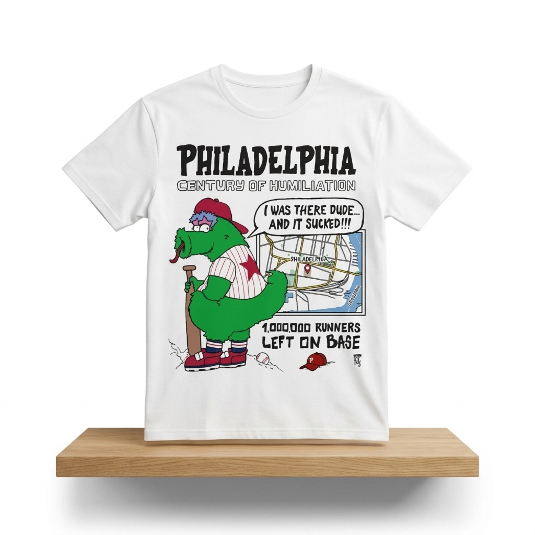 Phillie Phanatic Philadelphia Century Of Humiliation 2026 Shirt Present For Baseball Fans - Kdjoy Phillie Phanatic Philadelphia Century Of Humiliation 2026 Shirt Present For Baseball Fans - Kdjoy