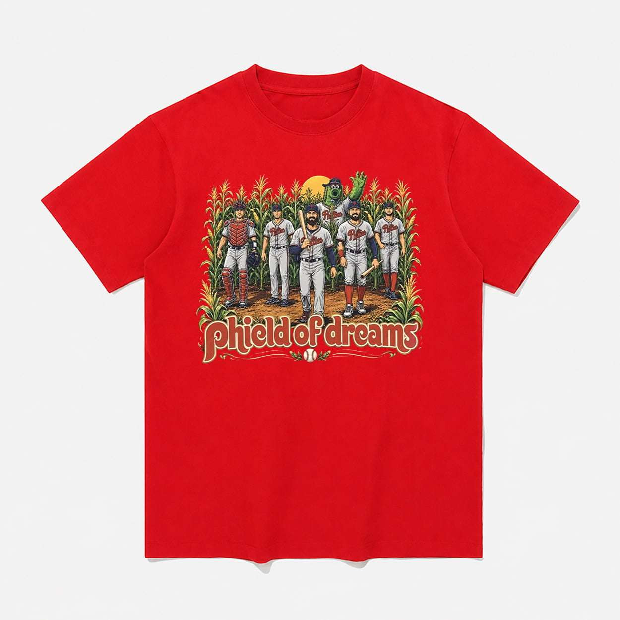 Phillies Phield of Dreams Shirt Philadelphia Phillies Merch Cool Gifts For Baseball Lovers - Kdjoy