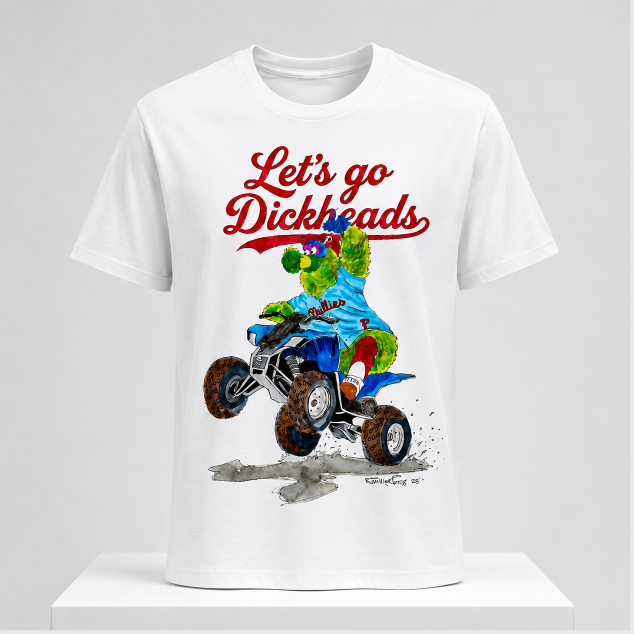Phillies Phillie Phanatic Let's Go Dickheads 2026 Shirt Philadelphia Phillies Merch For Fans - Kdjoy