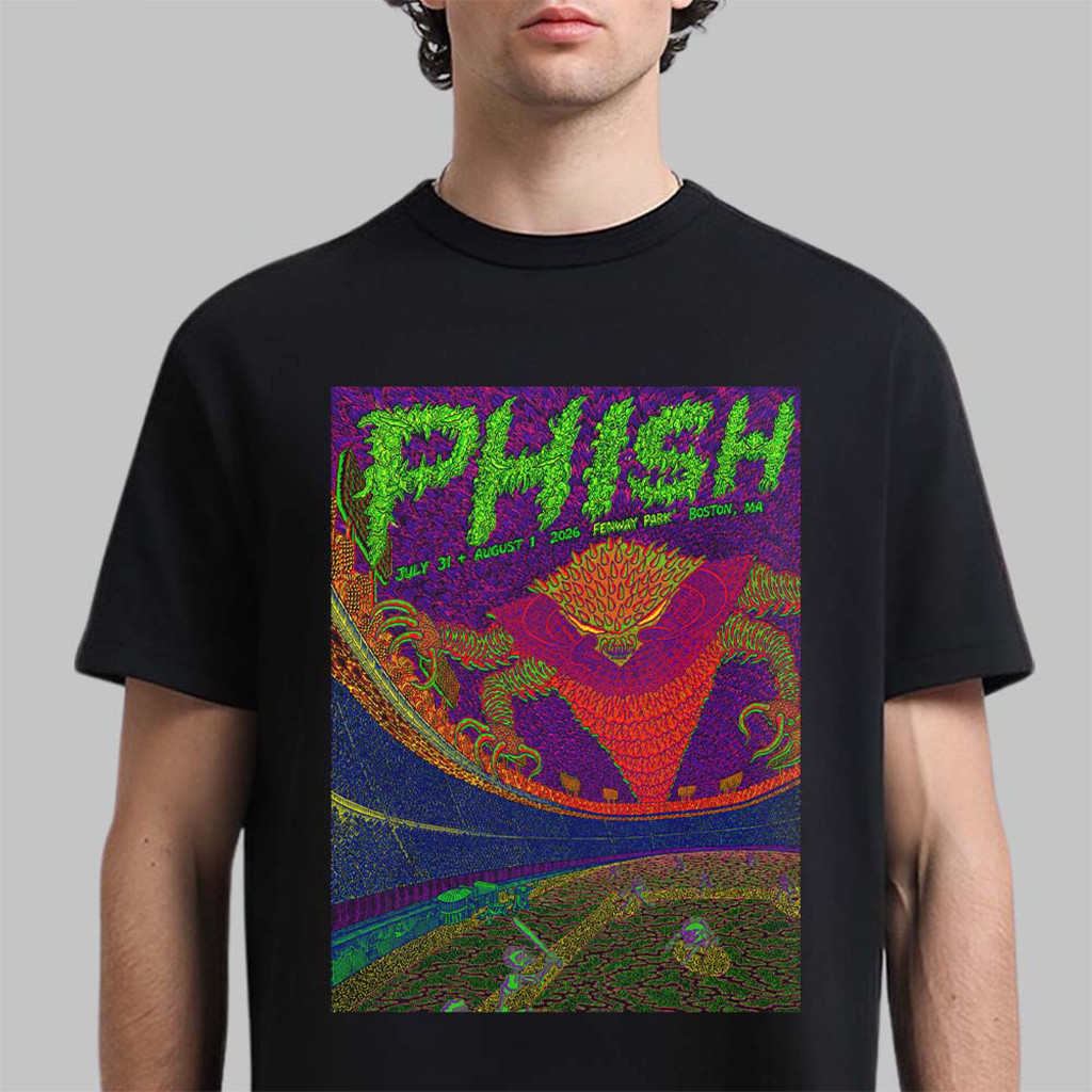 Phish Dry Goods Boston MA 2026 LE T-Shirt Phish Merch Gifts For Rock Fans - Kdjoy Phish Dry Goods Boston MA 2026 LE T-Shirt Phish Merch Gifts For Rock Fans - Kdjoy