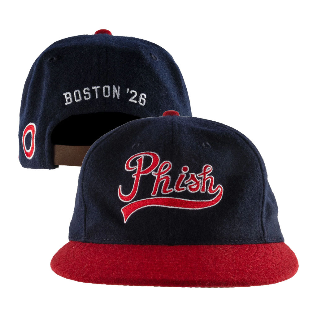 Phish Dry Goods Merch 2026 Phish X Ebbets Field Fenway Snapback Hat Embroidered Fan Gifts - Kdjoy