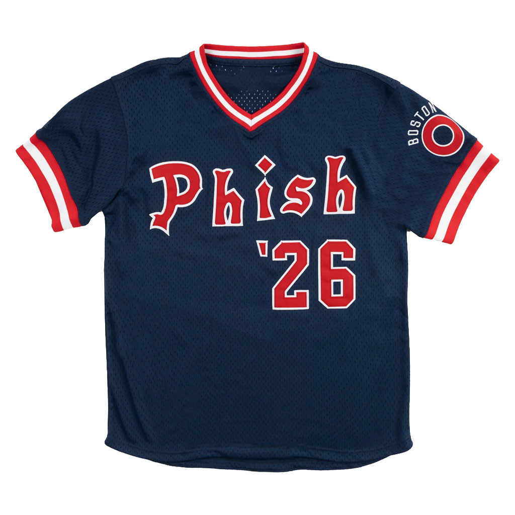 Phish Dry Goods Merch 2026 Phish X Ebbets Field Fenway V-Neck Jersey Phish Tour Merch Fan Gifts - Kdjoy Phish Dry Goods Merch 2026 Phish X Ebbets Field Fenway V-Neck Jersey Phish Tour Merch Fan Gifts - Kdjoy