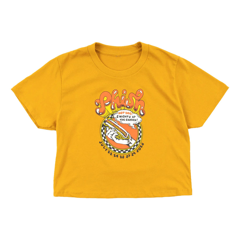 Phish Dry Goods Merch Hot Dog The Garden July 2026 T-Shirt Phish Tour Merch Gift For Band Fans - Kdjoy