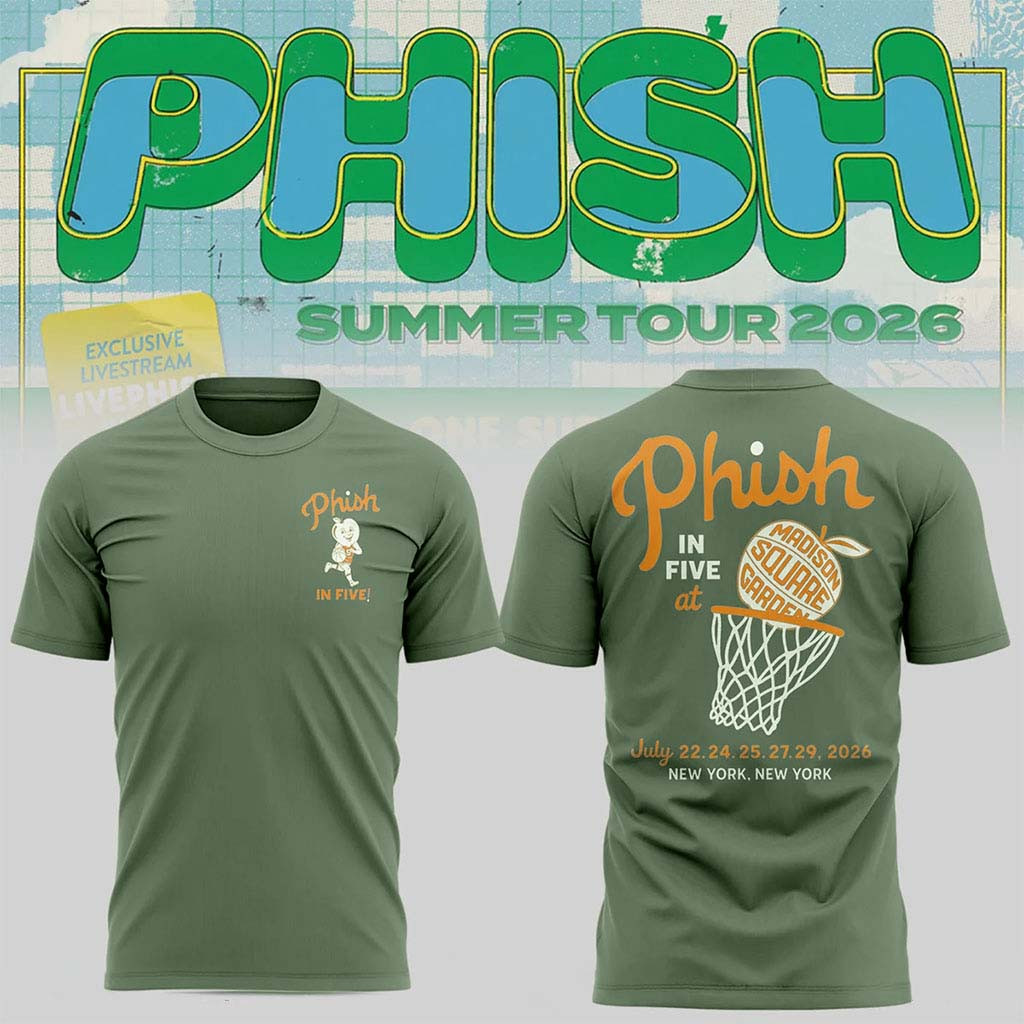 Phish Summer Tour 2026 At Madison Square Garden NY Shirt Phish Merch Gifts For Brother