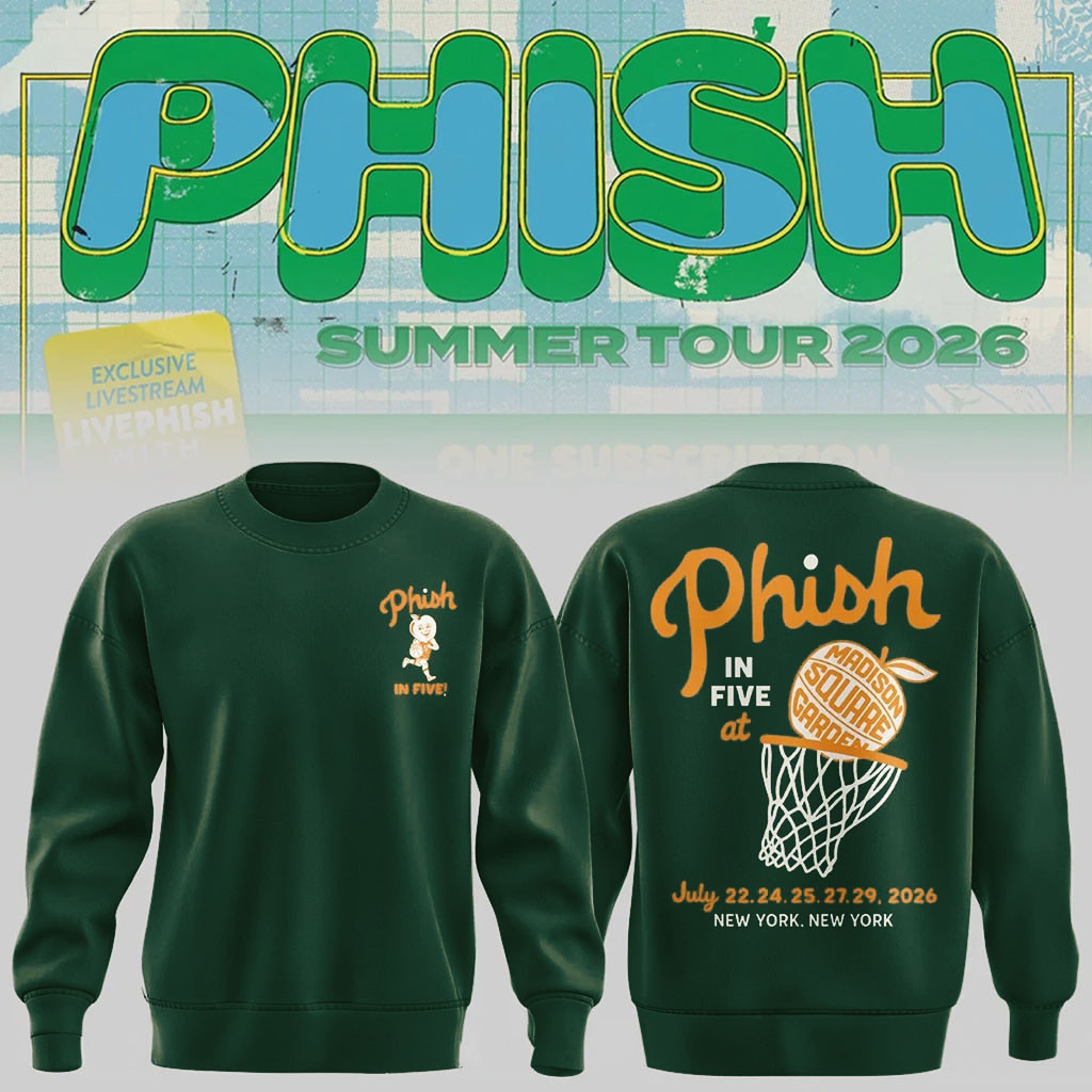 Phish Summer Tour 2026 At Madison Square Garden NY Sweatshirt Phish Band Merch Fan Gifts - Kdjoy