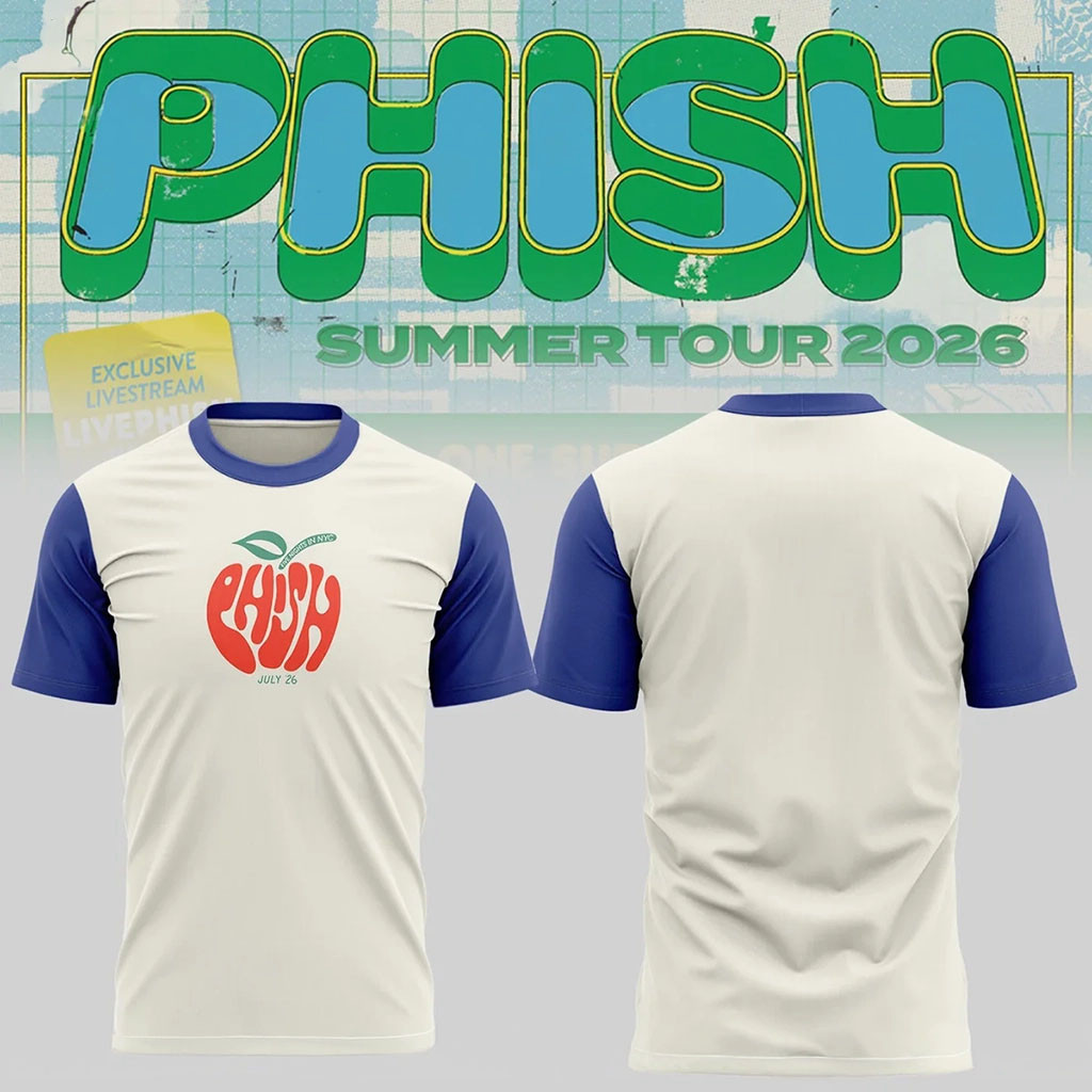 Phish Summer Tour 2026 Big Apple The Garden July 2026 T-Shirt Phish Band Merch Fan Gifts - Kdjoy