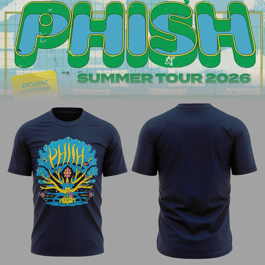 Phish Summer Tour 2026 In Raleigh NC Shirt Phish Merchandise Gift Ideas For Music Lovers - Kdjoy Phish Summer Tour 2026 In Raleigh NC Shirt Phish Merchandise Gift Ideas For Music Lovers - Kdjoy
