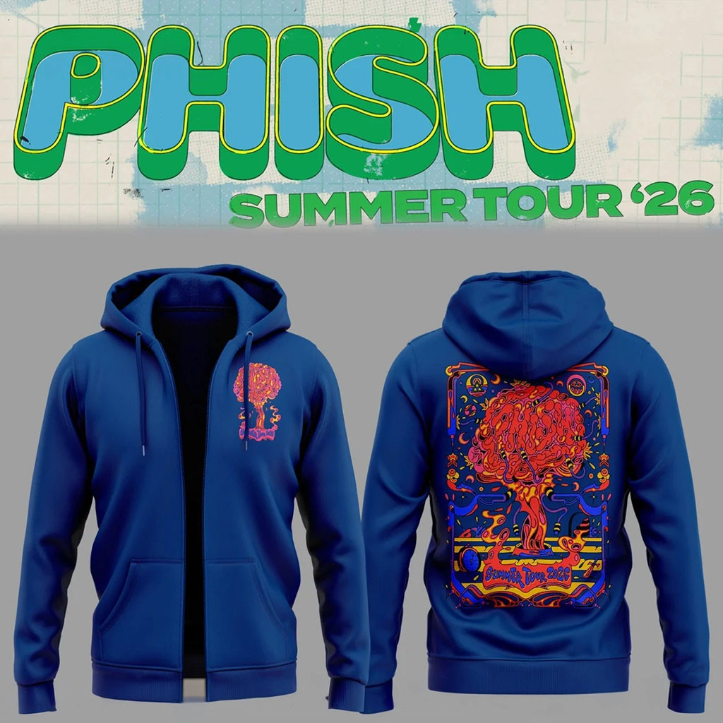 Phish Summer Tour 2026 Merch What's Going Through Your Mind Zip Hoodie Gift For Rock Fans - Kdjoy