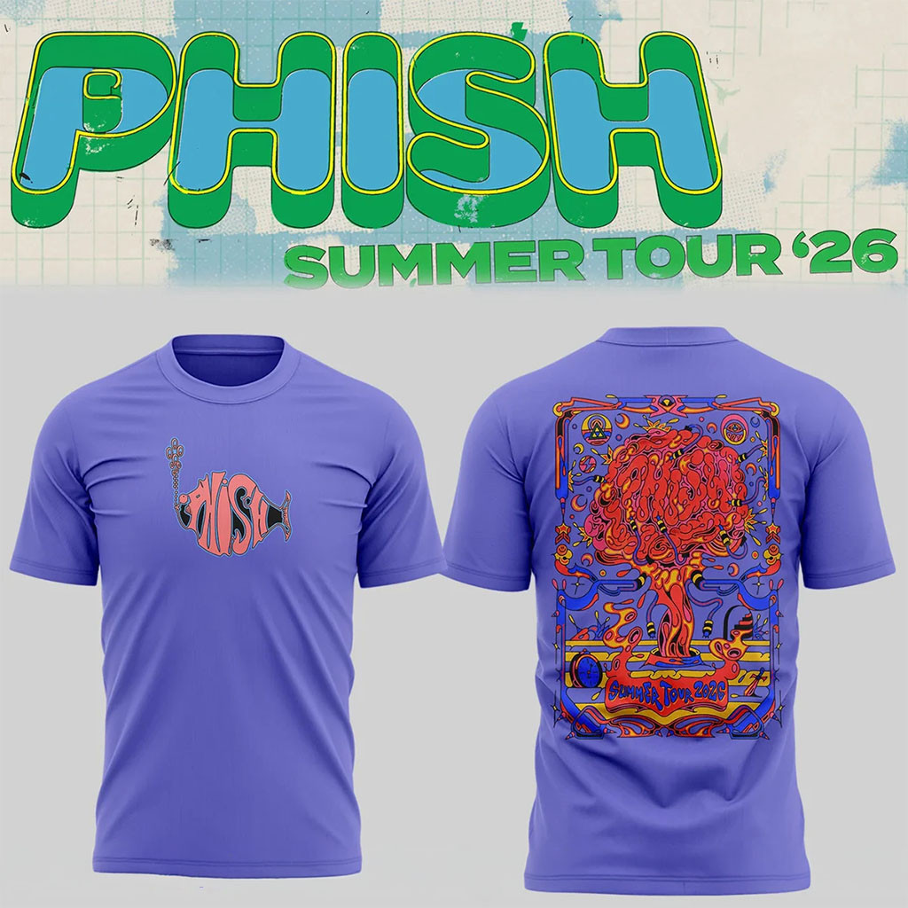 Phish Summer Tour 2026 Shirt Phish Merchandise Presents For Music Lovers - Kdjoy Phish Summer Tour 2026 Shirt Phish Merchandise Presents For Music Lovers - Kdjoy