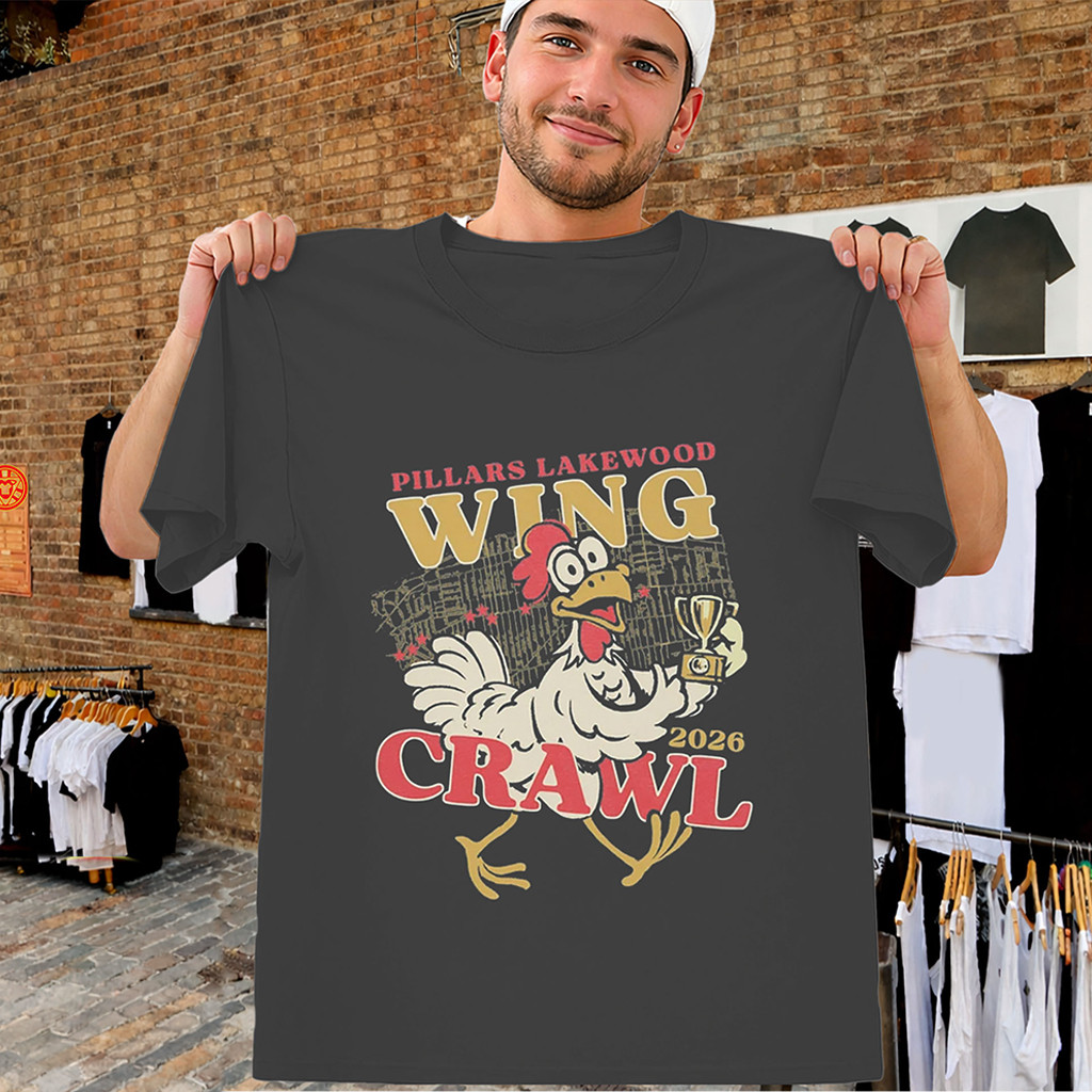 Pillars Lakewood Wing Crawl Shirt 2026 Event Fan Tee Gifts For Best Friends - Kdjoy Pillars Lakewood Wing Crawl Shirt 2026 Event Fan Tee Gifts For Best Friends - Kdjoy