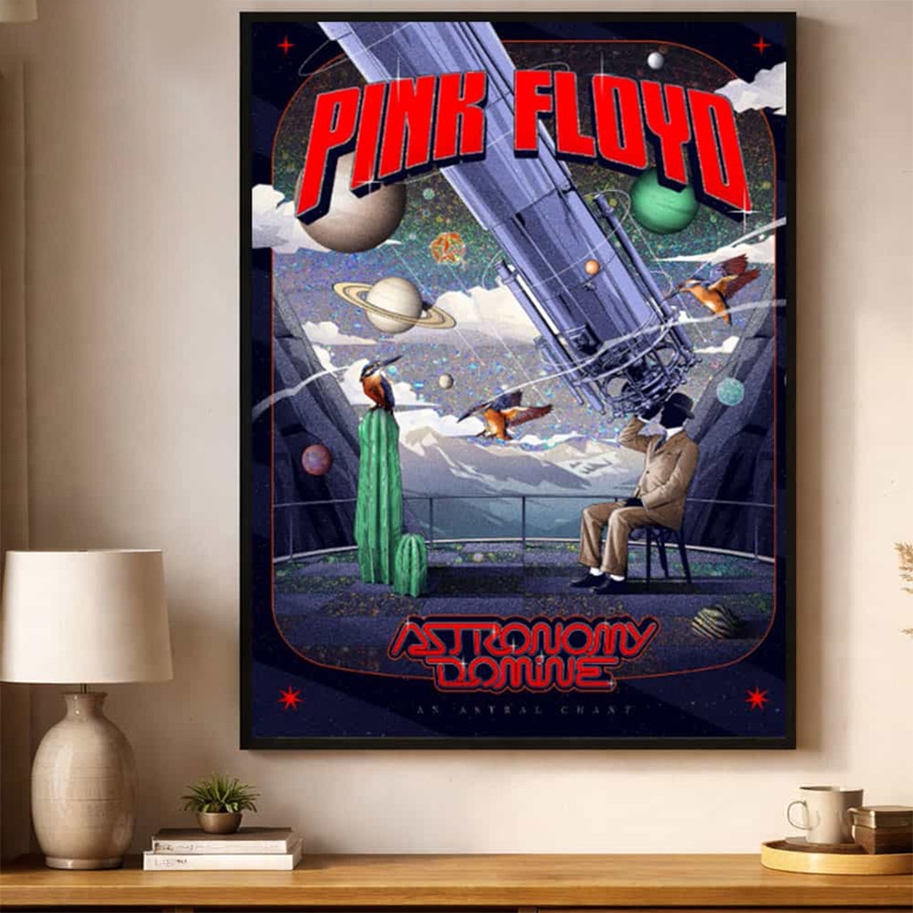 Pink Floyd Astronomy Domine An Astral Chant 2026 Poster Pink Floyd Merch Bedroom Wall Decor - Kdjoy