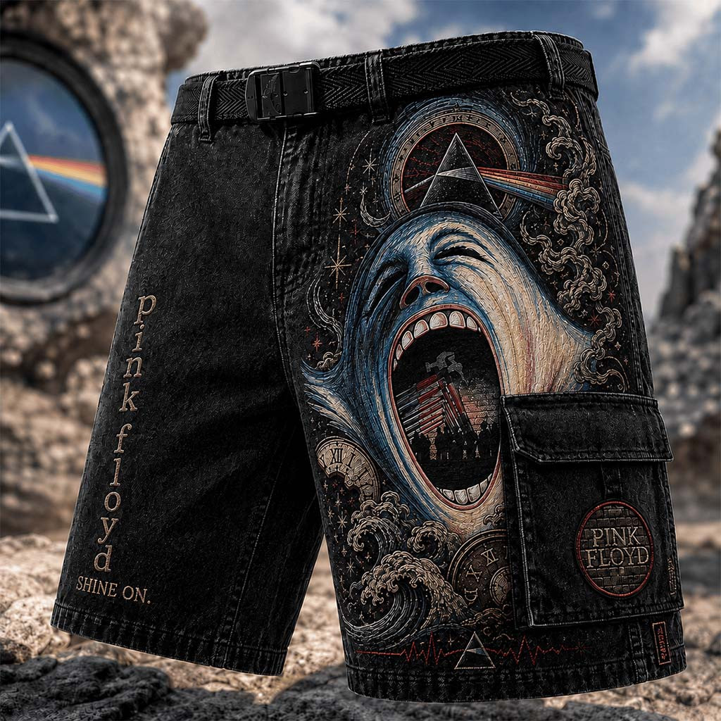 Pink Floyd Merch Shine On Pink Floyd Shorts Gifts For Rock Fan