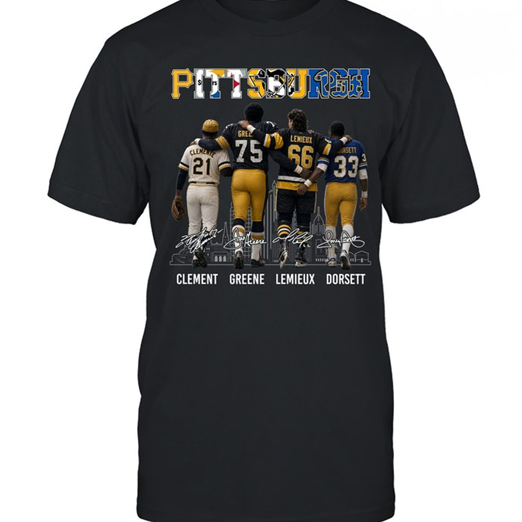 Pittsburgh Champions Legends T-Shirt Pittsburgh Sports Championship Tribute Tee Fan Gifts - Kdjoy