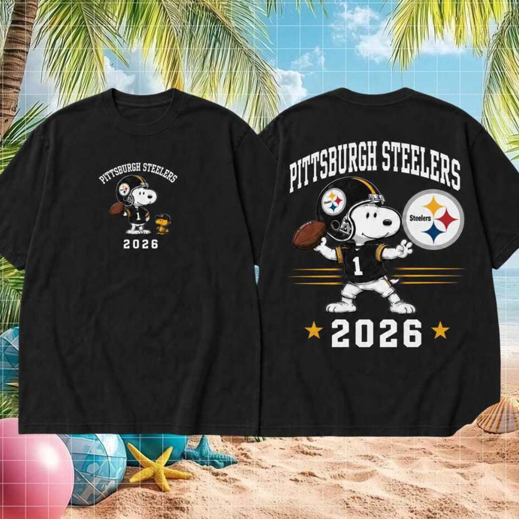 Pittsburgh Steelers Football Snoopy 2026 Shirt Pittsburgh Steelers Merch Gift For Brothers - Kdjoy Pittsburgh Steelers Football Snoopy 2026 Shirt Pittsburgh Steelers Merch Gift For Brothers - Kdjoy