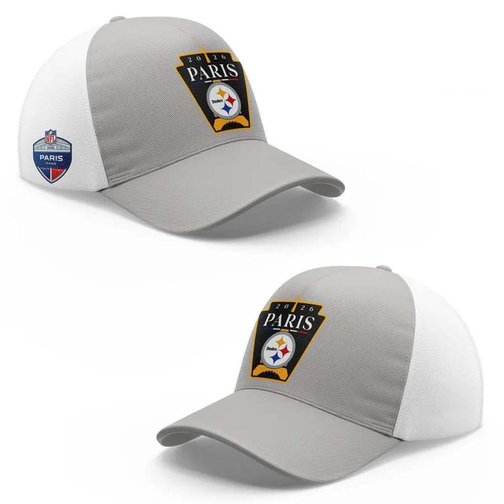 Pittsburgh Steelers Merch 2026 Paris Game Graphic Hat Best Gifts For Football Fans - Kdjoy