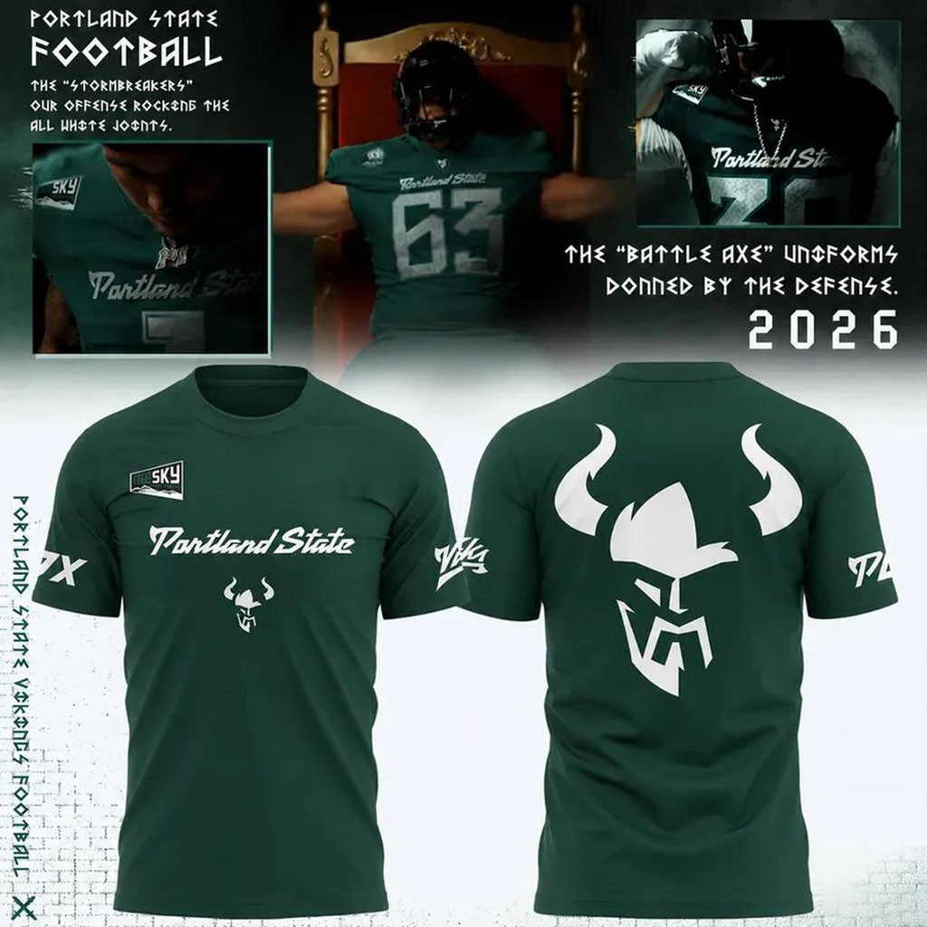 Portland State Vikings Battle Axe 2026 T-Shirt PS Vikings Merch Gift Ideas For Husband - Kdjoy Portland State Vikings Battle Axe 2026 T-Shirt PS Vikings Merch Gift Ideas For Husband - Kdjoy