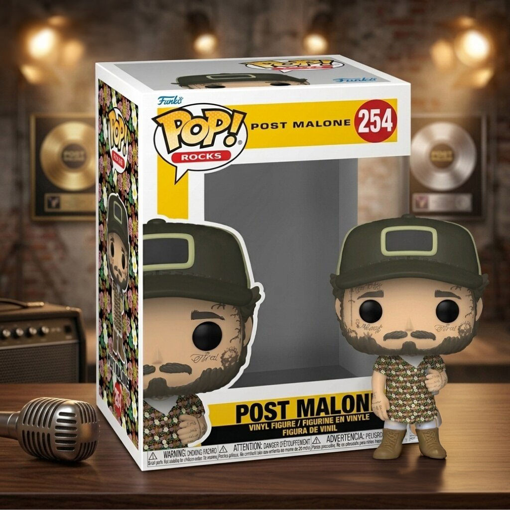 Post Malone In Sundress Funko Pop Funko Pop Post Malone Merch 2026 Present For Music Lovers - Kdjoy