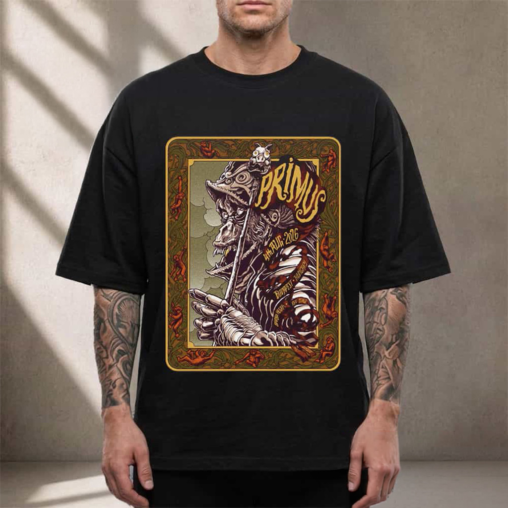 Primus Band Budapest Hungary 2026 Event Poster T-Shirt Primus Merch Unique Gift For Men - Kdjoy