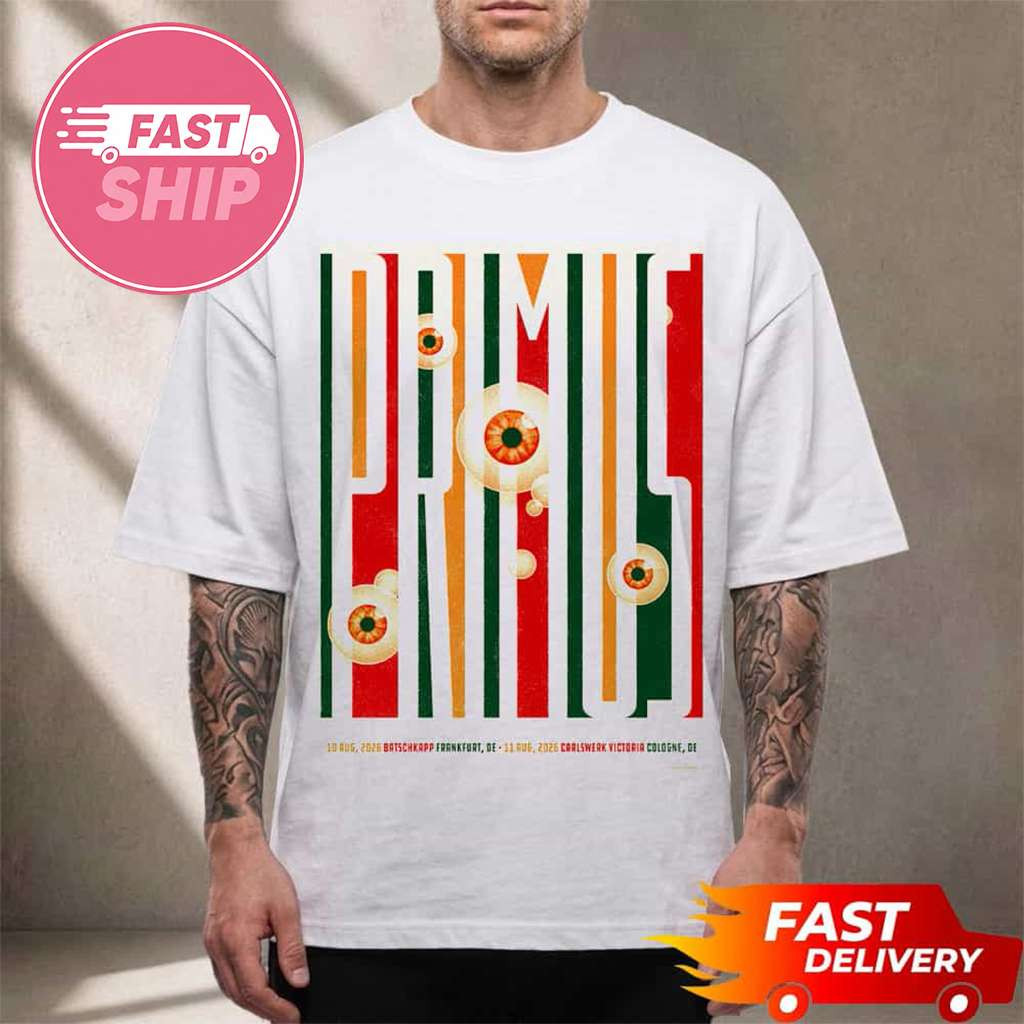 Primus Band Germany 2026 T-Shirt Primus Merch Best Gifts For Music Lovers - Kdjoy
