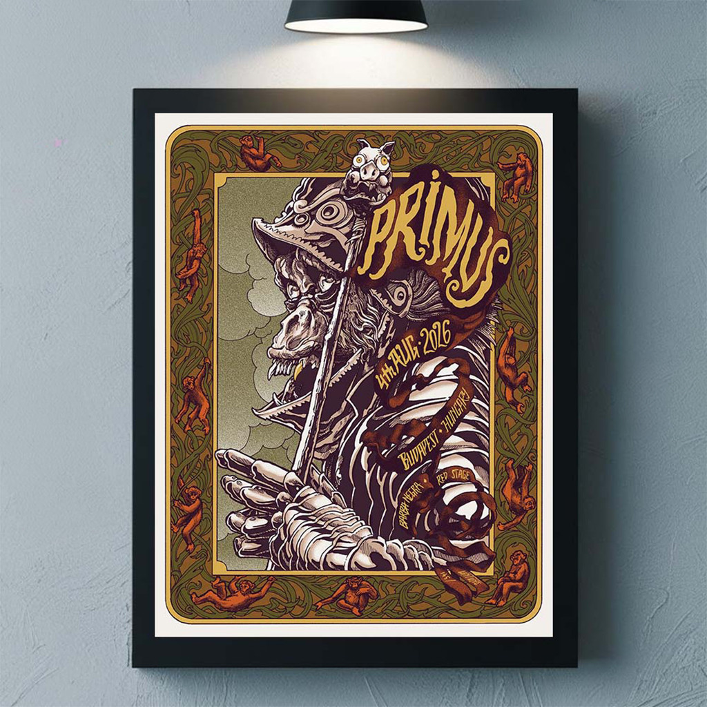 Primus Budapest Hungary 2026 Event Poster Primus Merch Gift Ideas - Kdjoy Primus Budapest Hungary 2026 Event Poster Primus Merch Gift Ideas - Kdjoy