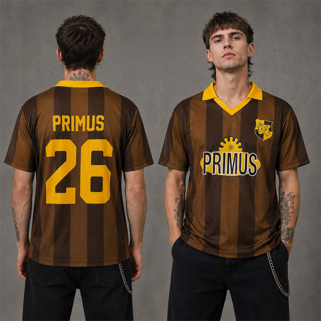 Primus Europe And UK 2026 Tour Football Jersey Primus Merch Gifts For Rock Fan - Kdjoy Primus Europe And UK 2026 Tour Football Jersey Primus Merch Gifts For Rock Fan - Kdjoy