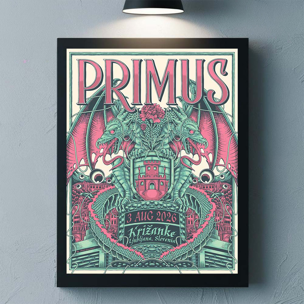 Primus Ljubljana Slovenia 2026 Event Poster Primus Merch Home Decor Gift - Kdjoy