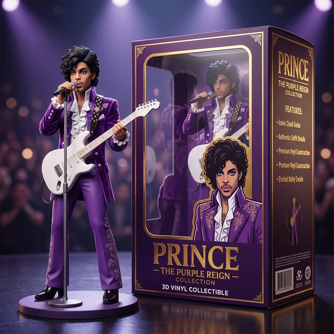 Prince The Purple Reign Funko Pop Display Decor Prince Merch Gift For Music Fans - Kdjoy