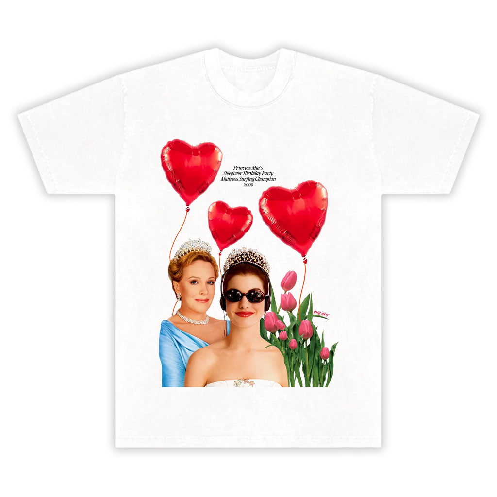 Princess Diaries Merch 2026 Sleepover Birthday Party Mattress Surfing Champion T-Shirt Gifts - Kdjoy