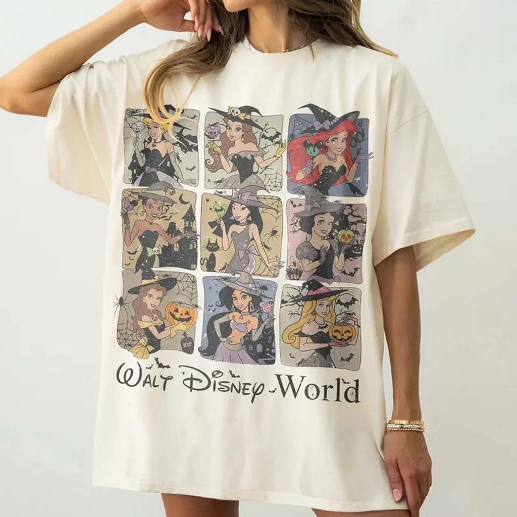 Princess Halloween Shirt Walt D World Halloween Shirt Best Gift For Daughters - Kdjoy Princess Halloween Shirt Walt D World Halloween Shirt Best Gift For Daughters - Kdjoy