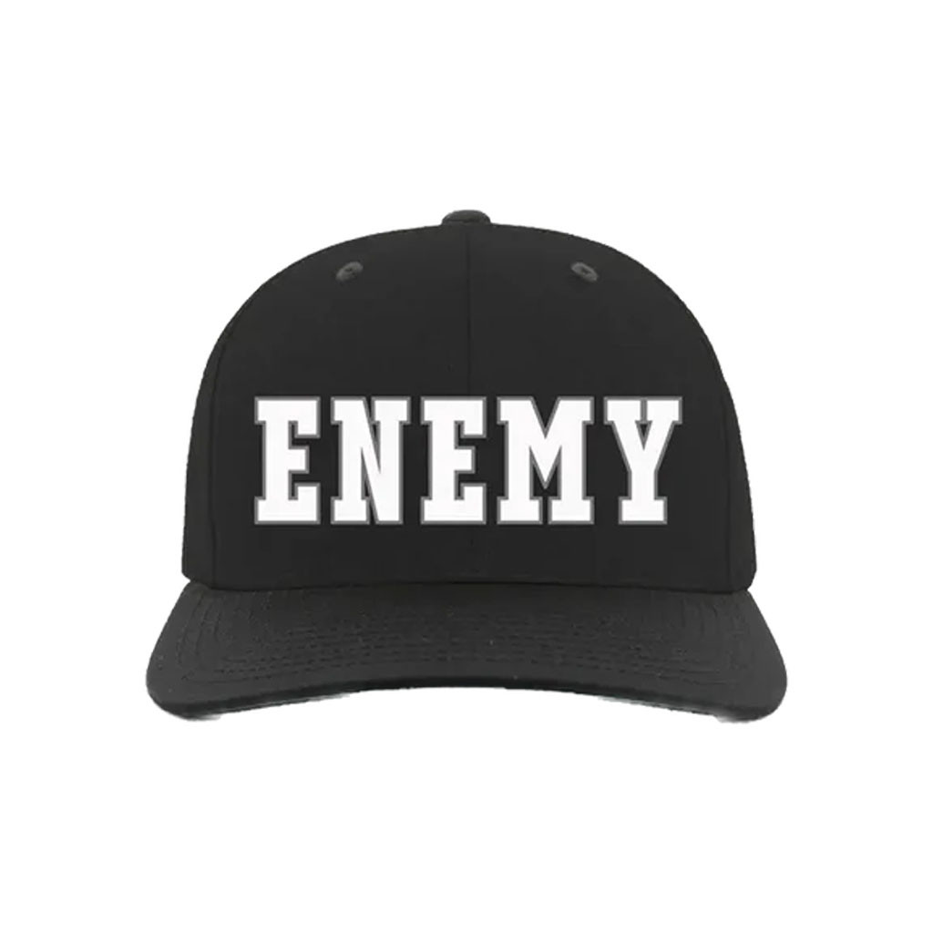 Public Enemy Merch 2026 Enemy Block Text Embroidered Hat Presents For Hip Hop Lovers - Kdjoy