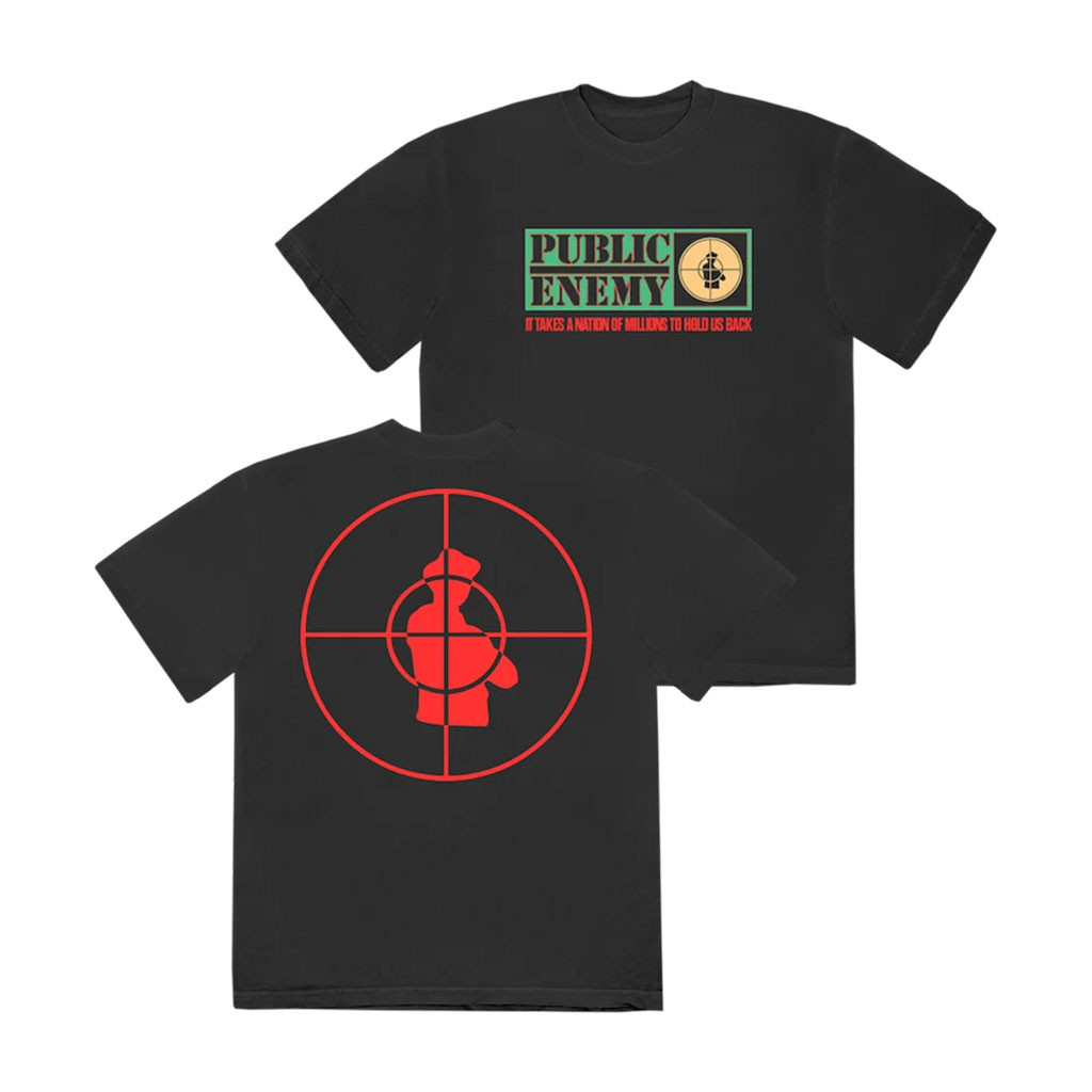 Public Enemy Merch 2026 It Takes A Nation Sniper Logo Black T-Shirt Best Gift For Brothers - Kdjoy