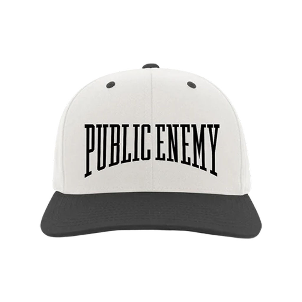 Public Enemy Merch 2026 PE Arched Logo Embroidered Hat Hip Hop Lover Gifts - Kdjoy