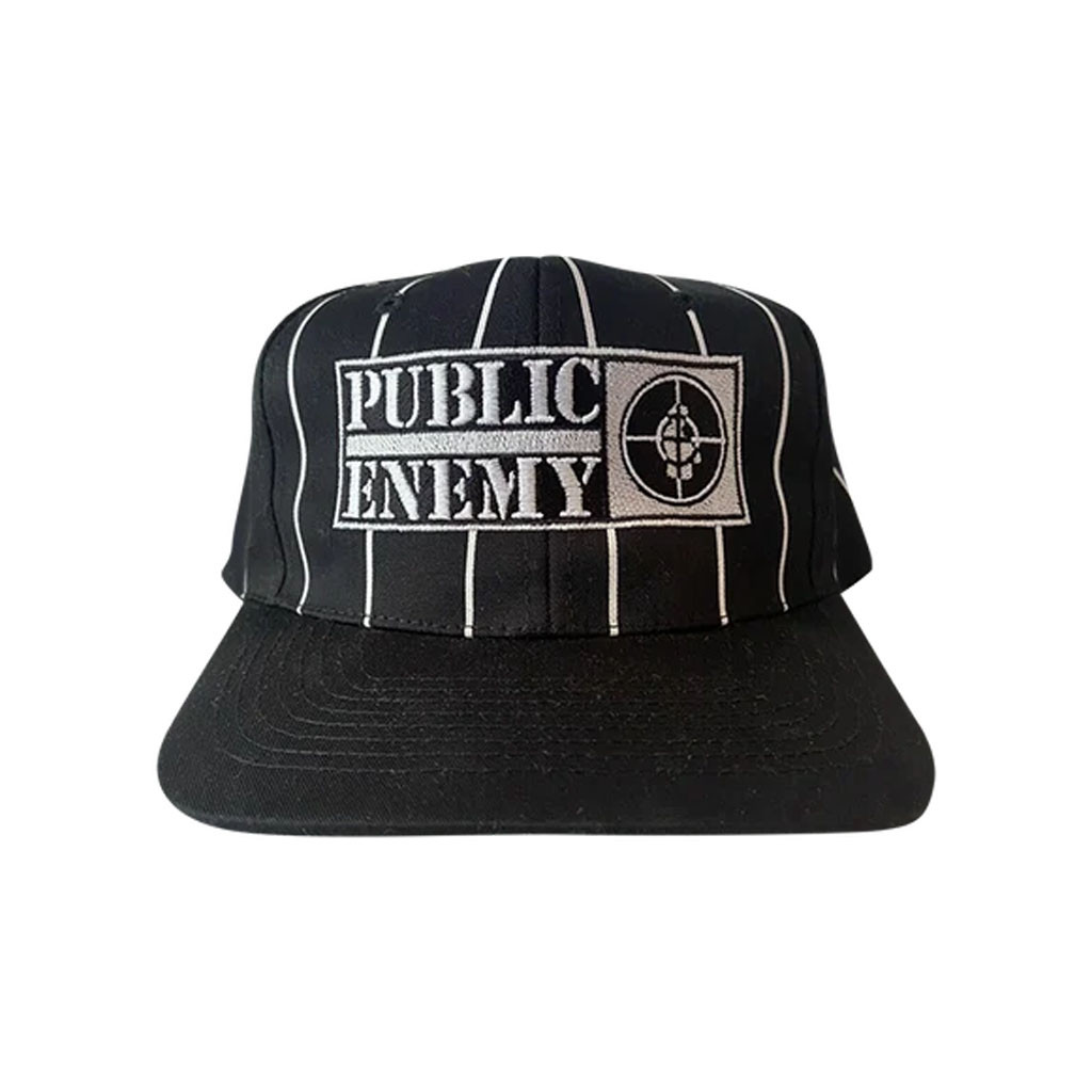 Public Enemy Merch 2026 Public Enemy Striped Hat Embroidered Presents For Hip Hop Lovers - Kdjoy