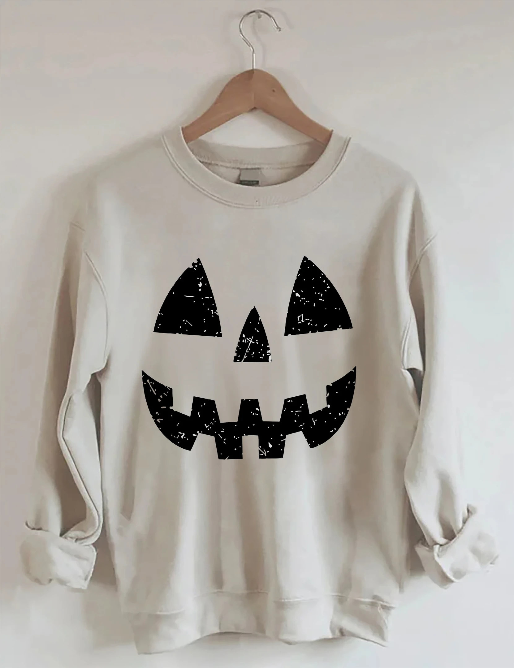 Pumpkin Face Sweatshirt Cute Minimalist Pumpkin Face Eyes Merch Gifts For Fans - Kdjoy Pumpkin Face Sweatshirt Cute Minimalist Pumpkin Face Eyes Merch Gifts For Fans - Kdjoy