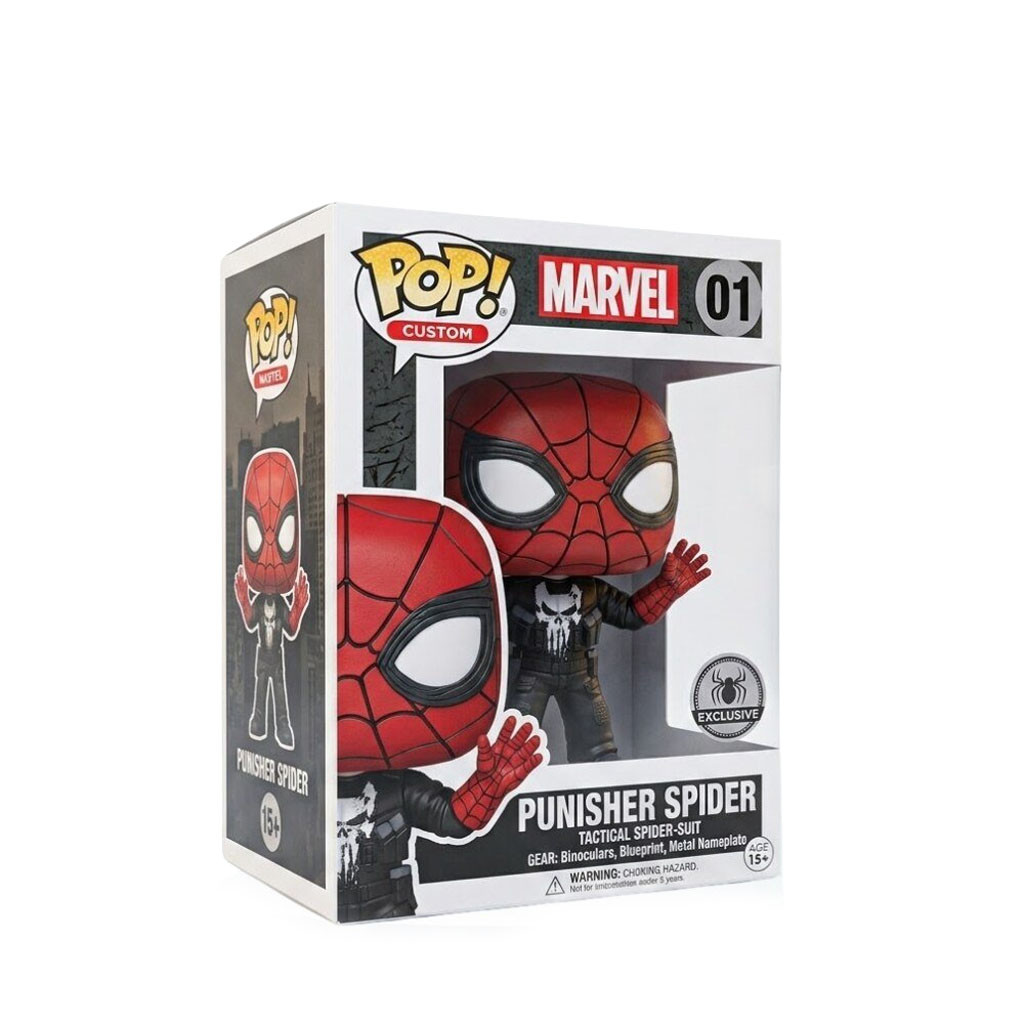 Punisher X Spiderman Brand New Day Funko Pop Punisher Spider Figure Pop Superhero Fan Merch - Kdjoy Punisher X Spiderman Brand New Day Funko Pop Punisher Spider Figure Pop Superhero Fan Merch - Kdjoy