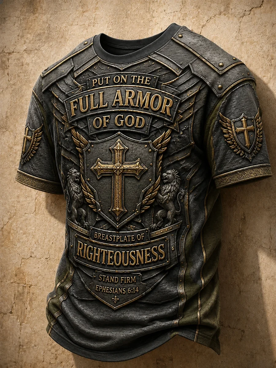 Put On The Full Armor Of God T-Shirt Christian Faith Merch Cool Gifts - Kdjoy Put On The Full Armor Of God T-Shirt Christian Faith Merch Cool Gifts - Kdjoy