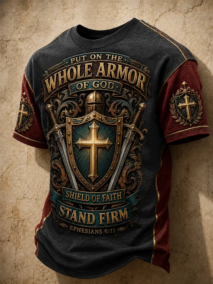 Put On The Whole Armor Of God T-Shirt Christian Faith Merch Birthday Present For Him - Kdjoy Put On The Whole Armor Of God T-Shirt Christian Faith Merch Birthday Present For Him - Kdjoy