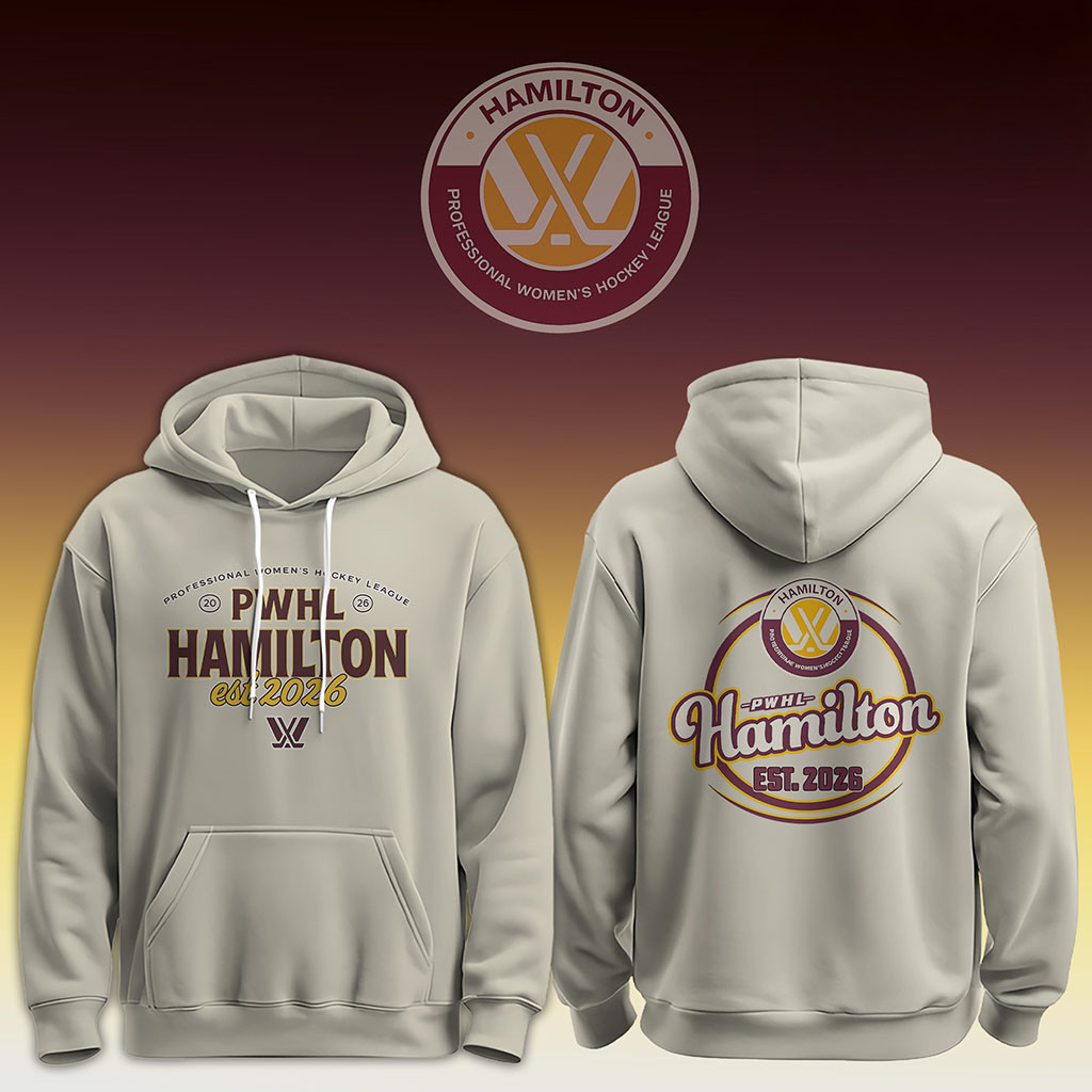 PWHL Hamilton Est 2026 Graphic Hoodie PWHL Hamilton Merch Best Gift For Hockey Fans - Kdjoy