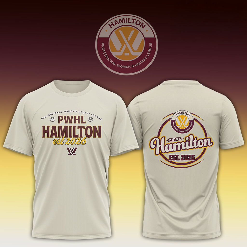 PWHL Hamilton Est 2026 Graphic T-Shirt PWHL Hamilton Merch Gift For Hockey Fans - Kdjoy