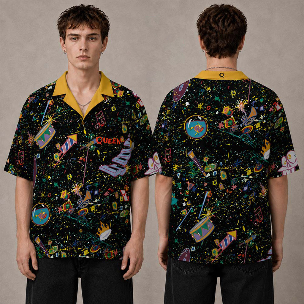 Queen A Kind Of Magic Merch Capsule Hawaiian Shirt Useful Gifts For Him - Kdjoy