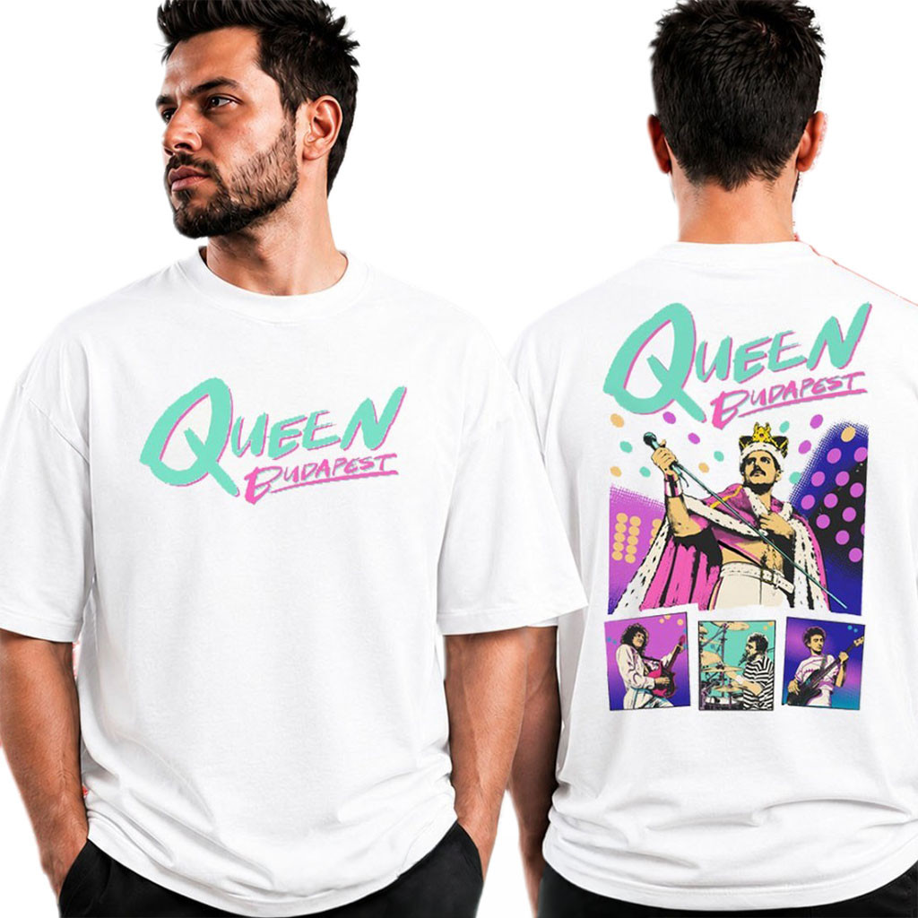 Queen Merch Budapest 40th Anniversary Pop Art T-Shirt Best Gifts For Music Lovers - Kdjoy Queen Merch Budapest 40th Anniversary Pop Art T-Shirt Best Gifts For Music Lovers - Kdjoy