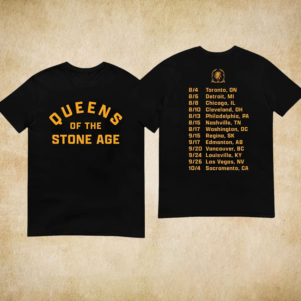 Queens Of The Stone Age Catacombs Tour 2026 T-Shirt Queens Of The Stone Age Merch Fans Gifts - Kdjoy