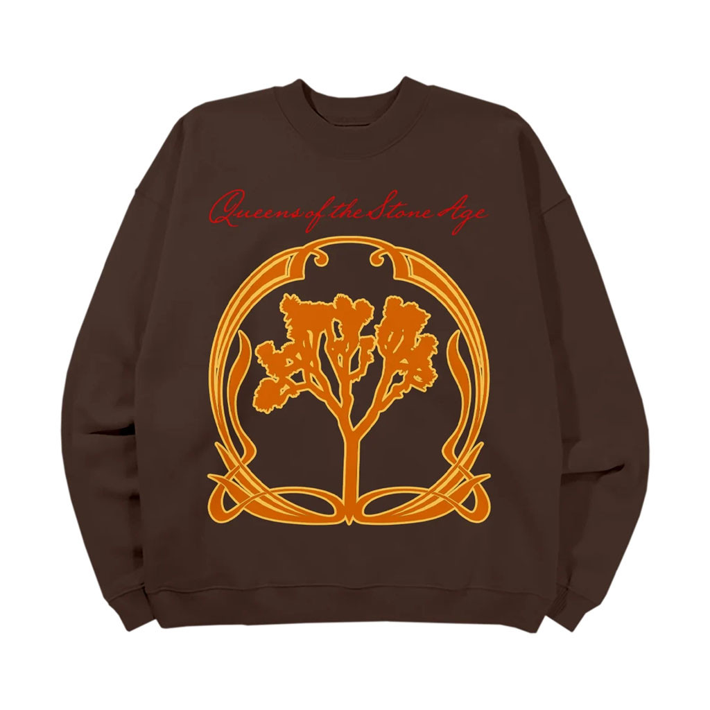 Queens Of The Stone Age Merch 2026 Joshua Tree Crewneck Sweatshirt Gift For Band Fans - Kdjoy