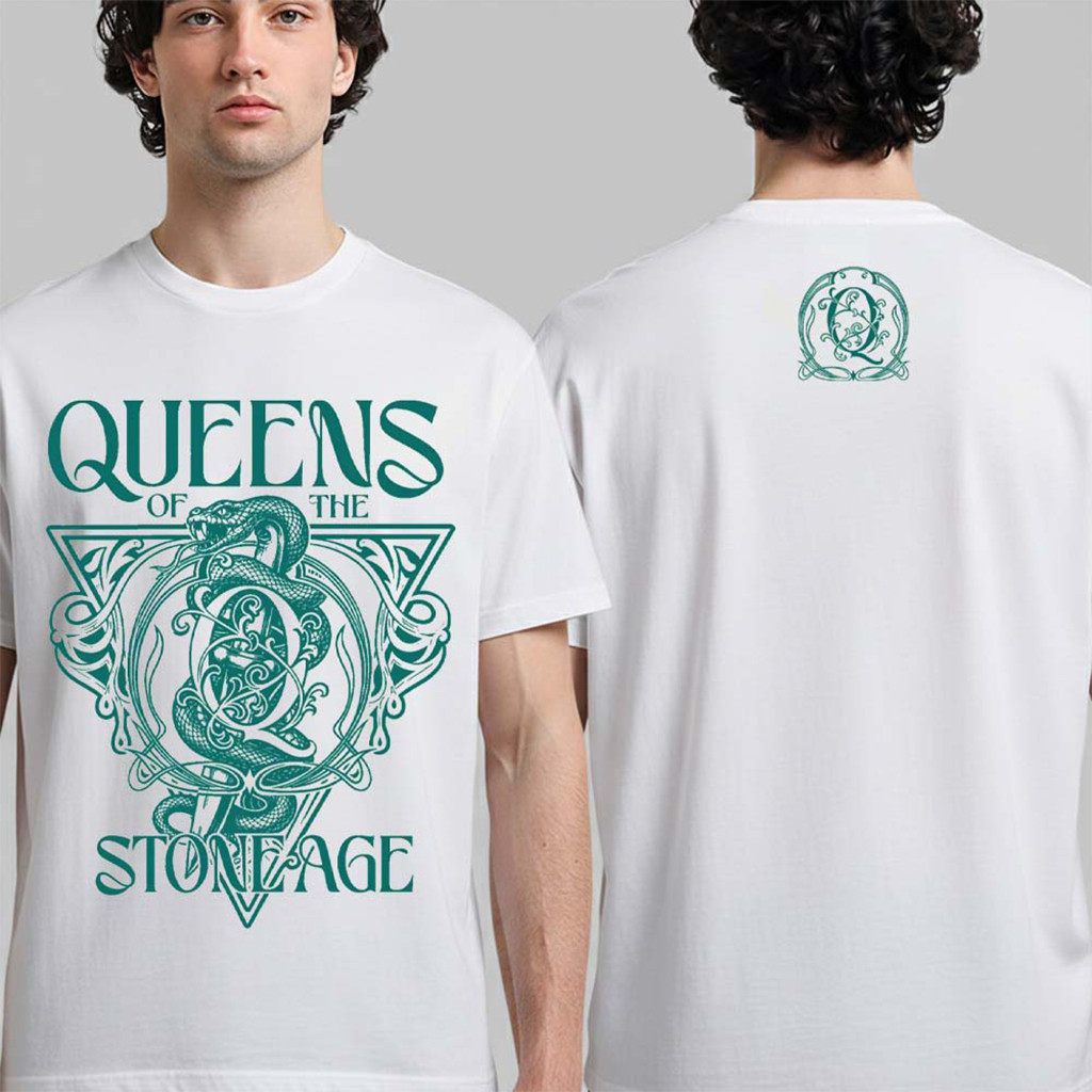 Queens Of The Stone Age Merch Catacombs Tour 2026 Snake and Dagger Logo T-Shirt Gifts For Fan - Kdjoy