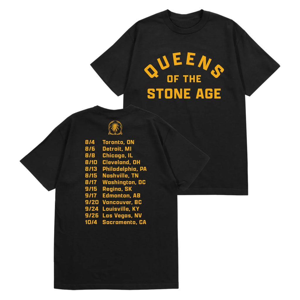 Queens Of The Stone Age Merch Logo 2026 Tour T-Shirt QOTSA Tour Merch Gift For Music Lovers - Kdjoy Queens Of The Stone Age Merch Logo 2026 Tour T-Shirt QOTSA Tour Merch Gift For Music Lovers - Kdjoy